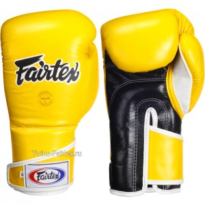 Перчатки боксерские Fairtex (BGV-6 Yellow-Black)